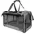Mochila lateral macia, Transparente - Seu Little Pet