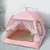 Cama Tenda com Rede Aconchegante Fechada com Pisos para Animais de Estimação
