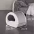 Fechado Desodorante Cat Litter Box, Cápsula Espacial, Modelagem Sandbox, gaveta na internet