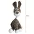 Brinquedo do animal de estimação divertido forma de burro veludo mastigar - comprar online