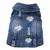 Jaqueta jeans retro designer para cães pequenos, roupa universal - Seu Little Pet