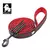 Trela para cães Truelove-Soft Mesh Nylon, Duplo Tricky, Corrida, Reflexivo, Seg