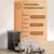 Alimentador Automático Pet, Versão Botão, Auto Cat Food Dispenser na internet