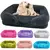 Cama grande do cão de pelúcia, sofá encoberto - Seu Little Pet
