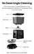 Alimentador Automático Pet, Versão Botão, Auto Cat Food Dispenser - Seu Little Pet