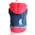Jaqueta jeans retro designer para cães pequenos, roupa universal