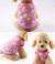 Roupas estampadas fofas para cães e gatos pequenos