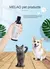 Pet champô e condicionador 2 em 1, champô hidratante natural do cão