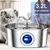 Fonte automática do gato com janela nivelada da água, distribuidor silencioso