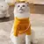 Roupas de cachorro e gato, cardigan de malha listrada para animais - comprar online