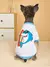 Roupas impressas Pet Cloth Dog T-Shirt - comprar online