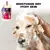 Shampoo e Condicionador Pet, Shampoo Natural 4 em 1 para Cães, Gel de Banho na internet