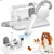 Kit Aspirador Pet Grooming com Grande Capacidade, Escova Do Cão, Copo Poeira