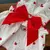 Imagem do Vestido refrescante para cachorro, arco fino, impressão de coração