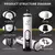 Pet elétrico Nail Grinder com luz LED, USB recarregável Clippers - Seu Little Pet
