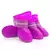 Sapatos de chuva de silicone para animais, antisujo, auditivos, sapatos impermel - Seu Little Pet