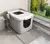 Bacia Grande, areia - Top Entry Cat Litter Box com Cat Litter Scoop Oval