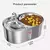 Fonte de água automática do gato para Pet, aço inoxidável - Seu Little Pet