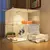 Cute Cat Litter Box Enclosure, Cesta Japonesa Arranhando Post