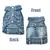 Jaqueta jeans retro designer para cães pequenos, roupa universal na internet