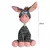 Brinquedo do animal de estimação divertido forma de burro veludo mastigar - loja online