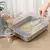 Cat Litter Scooper, Pá Profunda, Peneira de Bandeja, Areia com Punho Longo, Sup