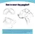 Óculos anti-UV transparentes para cães médios e grandes - comprar online