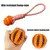 Bola de borracha para cães pequenos e médios, brinquedo mastigador, resistente - Seu Little Pet