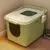 Bacia Grande, areia - Top Entry Cat Litter Box com Cat Litter Scoop Oval na internet