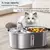 Fonte de água automática do gato para Pet, aço inoxidável na internet