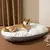 Tapete de dormir do cão amigável e lavável na internet