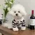 Imagem do Colete listrado simples para animais de estimação, camisas polo para cães