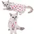 Roupas de algodão para Gatos pequenos, macacão - Seu Little Pet
