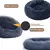 Cama redonda de pelúcia longa super macia na internet