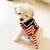 Conjunto de coleira estilo marinho para cachorro de estimação