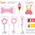 Brinquedo de mastigação pequeno cão com cordas - comprar online