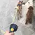 Corda de trela retrátil com luz LED para cães pequenos e gatos