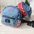 Pet arreios trela denim mochila filhote de cachorro viagem ao ar livre mochila - comprar online