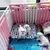 Cama dobrável elevada portátil para animais de estimação