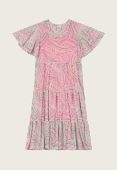 Vestido Infantil Brandili Tule Estampado - comprar online