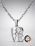 COLAR VOLLEY10 COM PINGENTE AÇO INOX LOVE VÔLEI