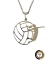 Colar Vôlei 45cm com Pingente em Aço Inox Prateado Volley10 na internet