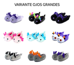 Pantuflas De Axolote Ajolote Ojitos Kawaii - SundaraShopMx