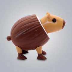 Figura coleccionable Cococini Burbaloni Luliloli, un juguete decorativo en forma de animal con detalles coloridos.