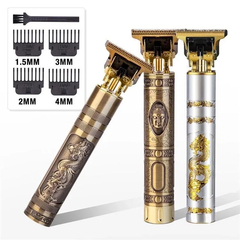 Máquina de cortar cabelo e barba recarregável sem fio designer aleatório