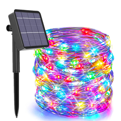 Luzes solares ao ar livre LED String, festão impermeável, decoração do jardi na internet