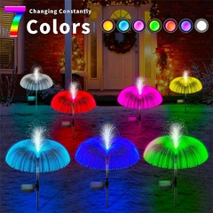 Impermeável LED Solar Jellyfish Luzes, Decoração do jardim ao ar livre, Luz d na internet