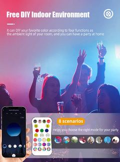 Smart WIFI LED Luz De Teto Redonda RGBCW Tuya APP Regulável Compatível com Ale - banca_veiastores