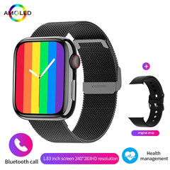 AMOLED-Relógio Inteligente para Homens e Mulheres, 1.69 - loja online
