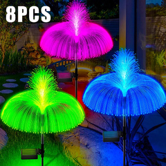 Impermeável LED Solar Jellyfish Luzes, Decoração do jardim ao ar livre, Luz d - banca_veiastores
